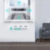 Window Air Conditioner, 9000BTU, 110~240V, 9000BTU(9495.54KJ) - view 6