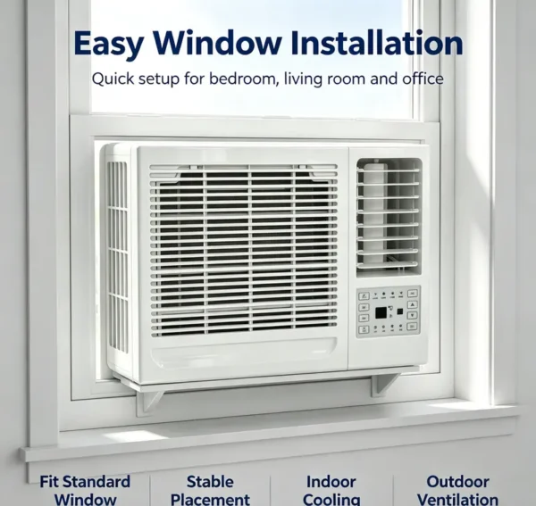 Window Air Conditioner, 9000BTU, Electric