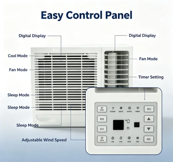 Window Air Conditioner, 9000BTU, Electric - view 2