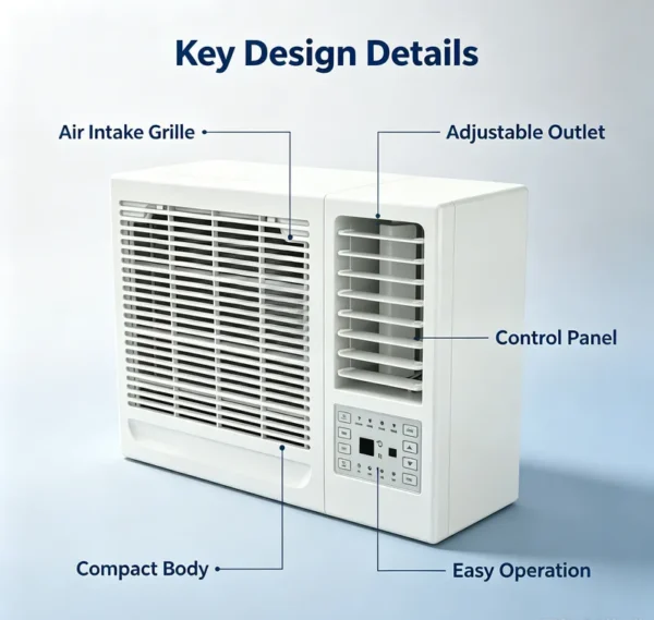 Window Air Conditioner, 9000BTU, Electric - view 3