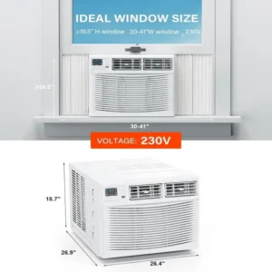 Window Air Conditioner, 9000BTU, Portable, R290