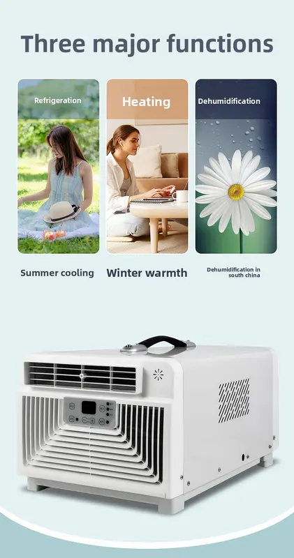 Window Air Conditioner, Portable, 3400BTU, Battery - view 2