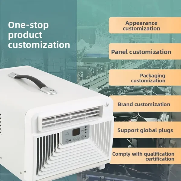 Window Air Conditioner, Portable, 3400BTU, Battery - view 6