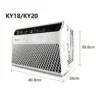 Window Air Conditioner, Portable, 6000, BTU, 298 - view 2