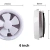 Window Mount Air Extractor, 110V, 25 - view 3