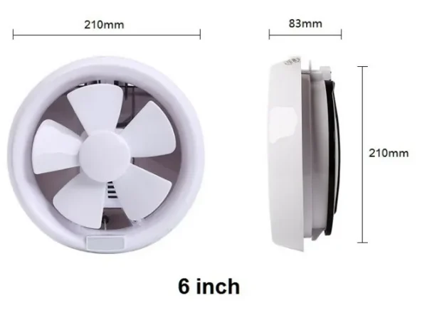 Window Mount Air Extractor, 110V, 25 - view 3