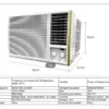 Window Mounted Air Conditioner, 220V, Electric - view 3