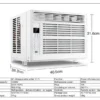 Window Mounted Air Conditioner, 220V, Electric - view 4