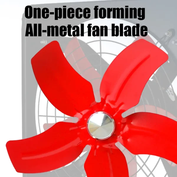 Window Mounted Axial Fan, Steel, 220-240V, Copper, 1400 - view 6