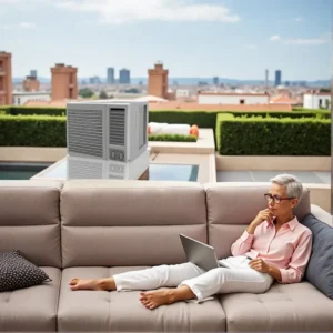 Window Type Air Conditioner, 9000btu, R410a