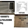Window Type Air Conditioner, T3, R410A, 220V, 50Hz - view 6
