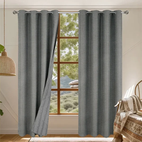 Winter Curtain, Polyester, Grommet - view 5