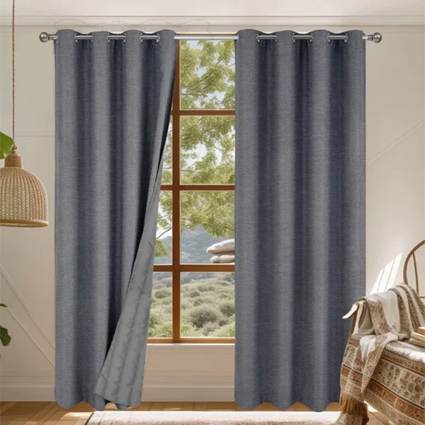 Winter Curtain, Polyester, Grommet - view 6