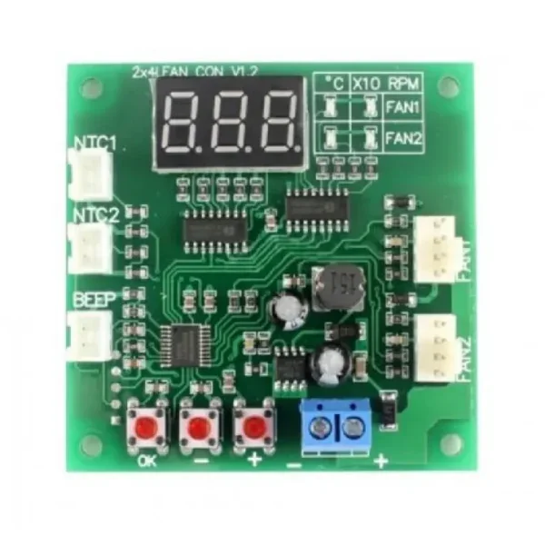 Wire Pwm Fan, LED, 12V, 24V, 48V