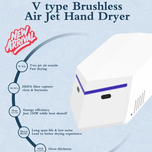 With Dual Hepa Filter, Brushless, AC110V-130V, 1200 - view 6