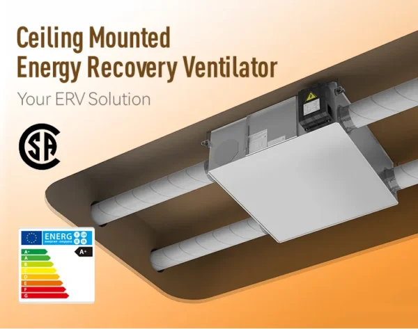 With Erv Core Filter, Stainless, Steel - view 2