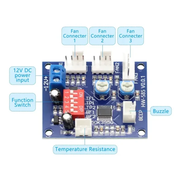 With Sensor Speed Controller, PWM, 4-Wire, 12V - view 5