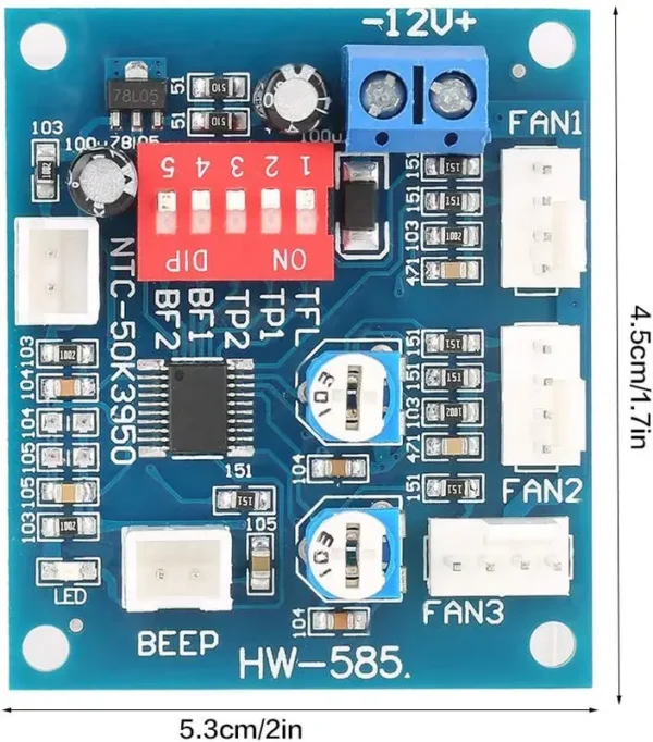 With Sensor Speed Controller, PWM, 4-Wire, 12V - view 6