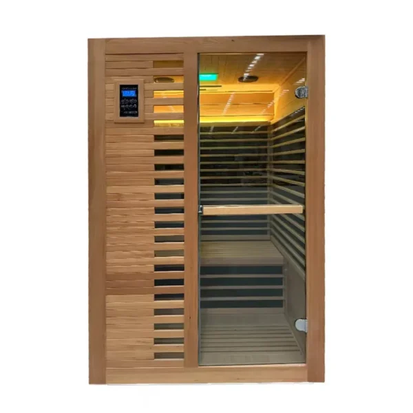 Wood Hemlock Ceramic Heater, Plug Powered - view 2