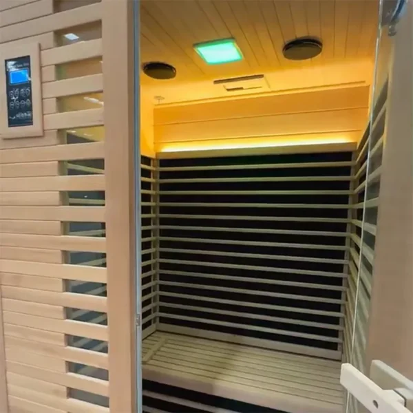 Wood Hemlock Ceramic Heater, Plug Powered - view 4