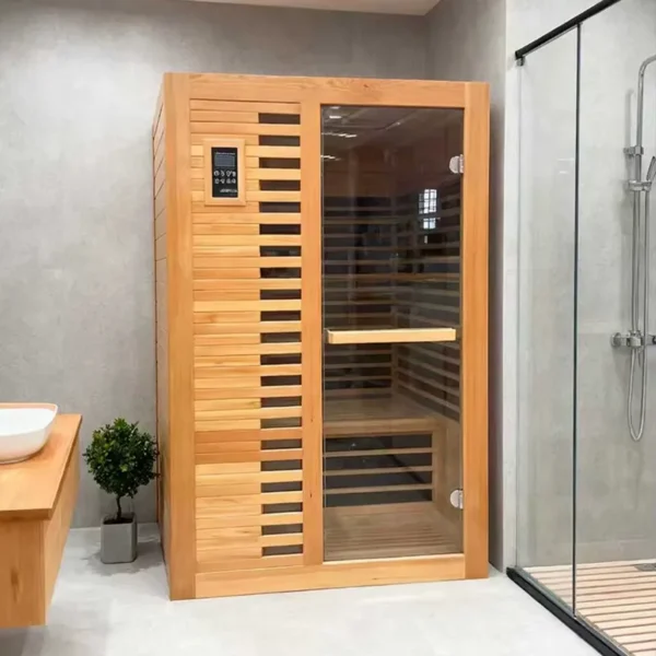 Wood Hemlock Ceramic Heater, Plug Powered - view 5