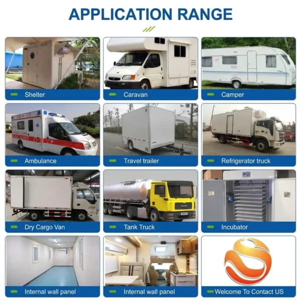 Xps Foam Sandwich Panel, GRP, FRP, Wall, Roof - view 2