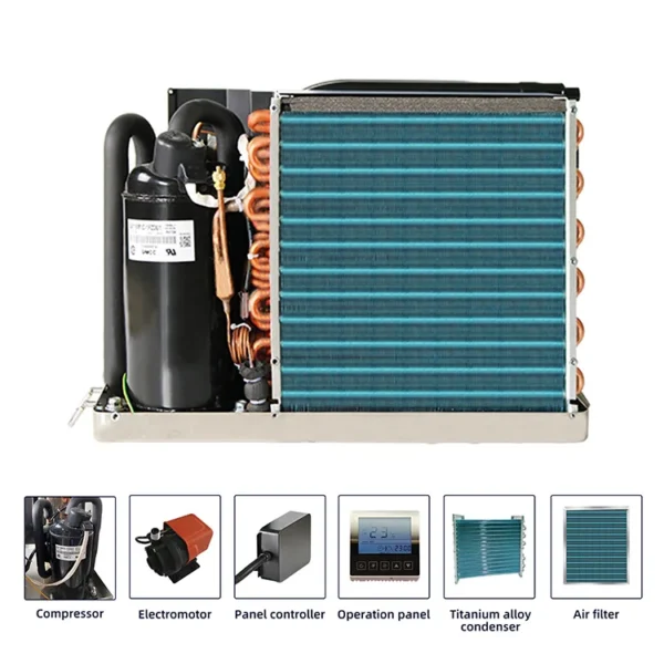 Yacht Air Conditioner, 50HZ, 230, 9000BTU, Brushless - view 2