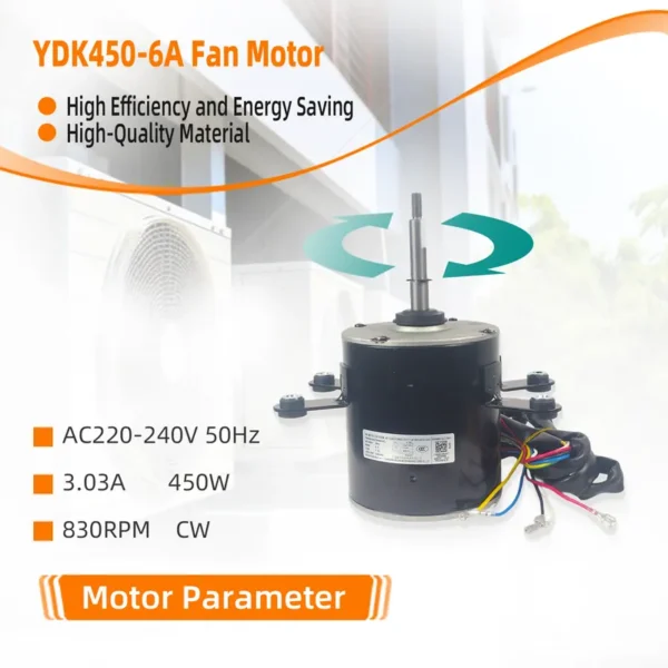 Ydk450-6a Electric Air Conditioner, AC220-240V, 50Hz, 450W - view 4
