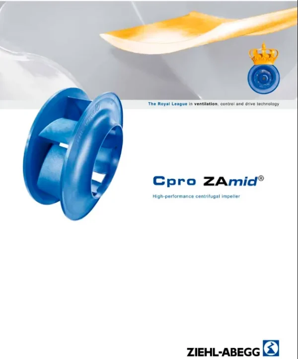 Ziehl-abegg Centrifugal Cooling Fan, Tangential, 230v - view 4