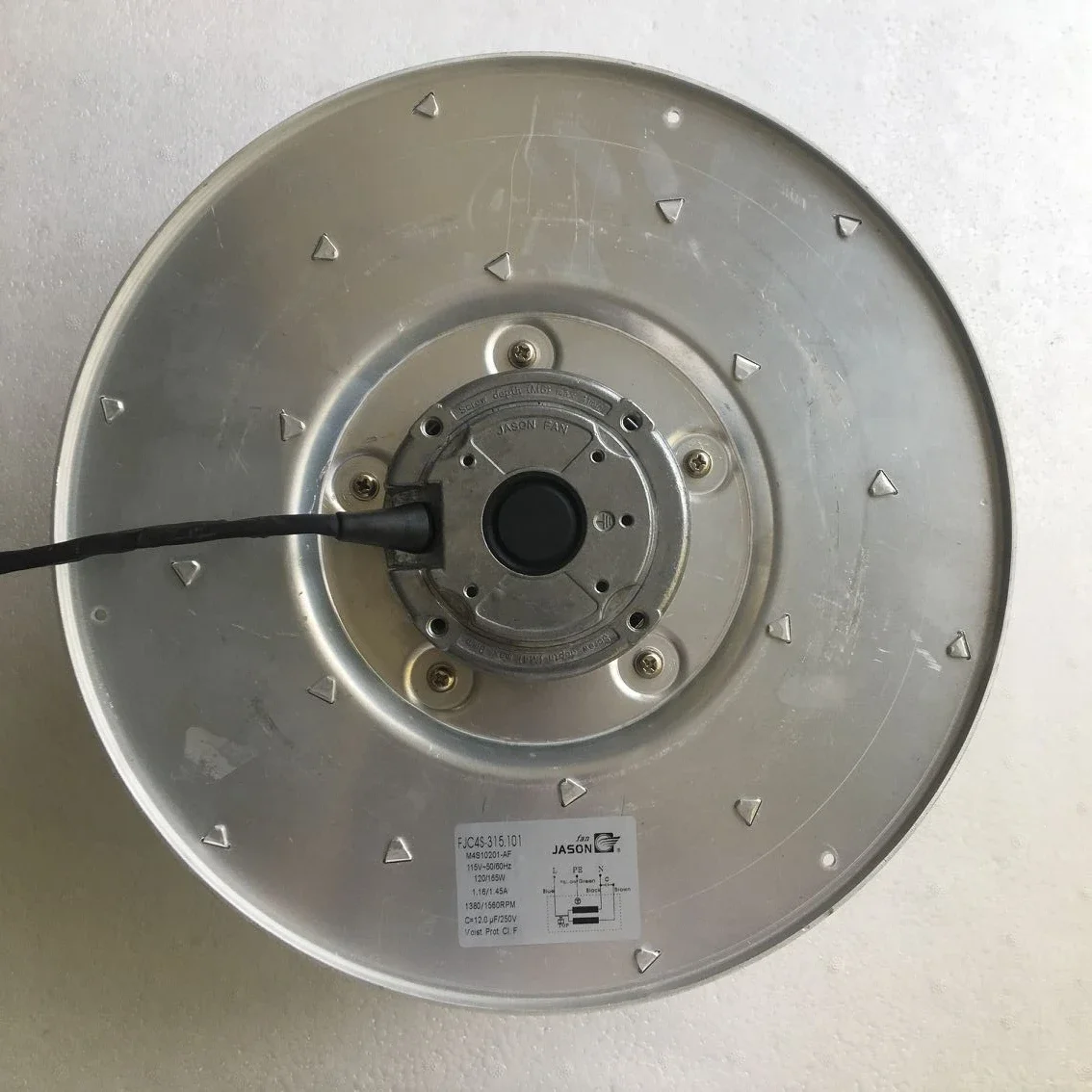 Centrifugal Fan, 315mm, 2400m3/h, 1400CFM, 165W - detail 12