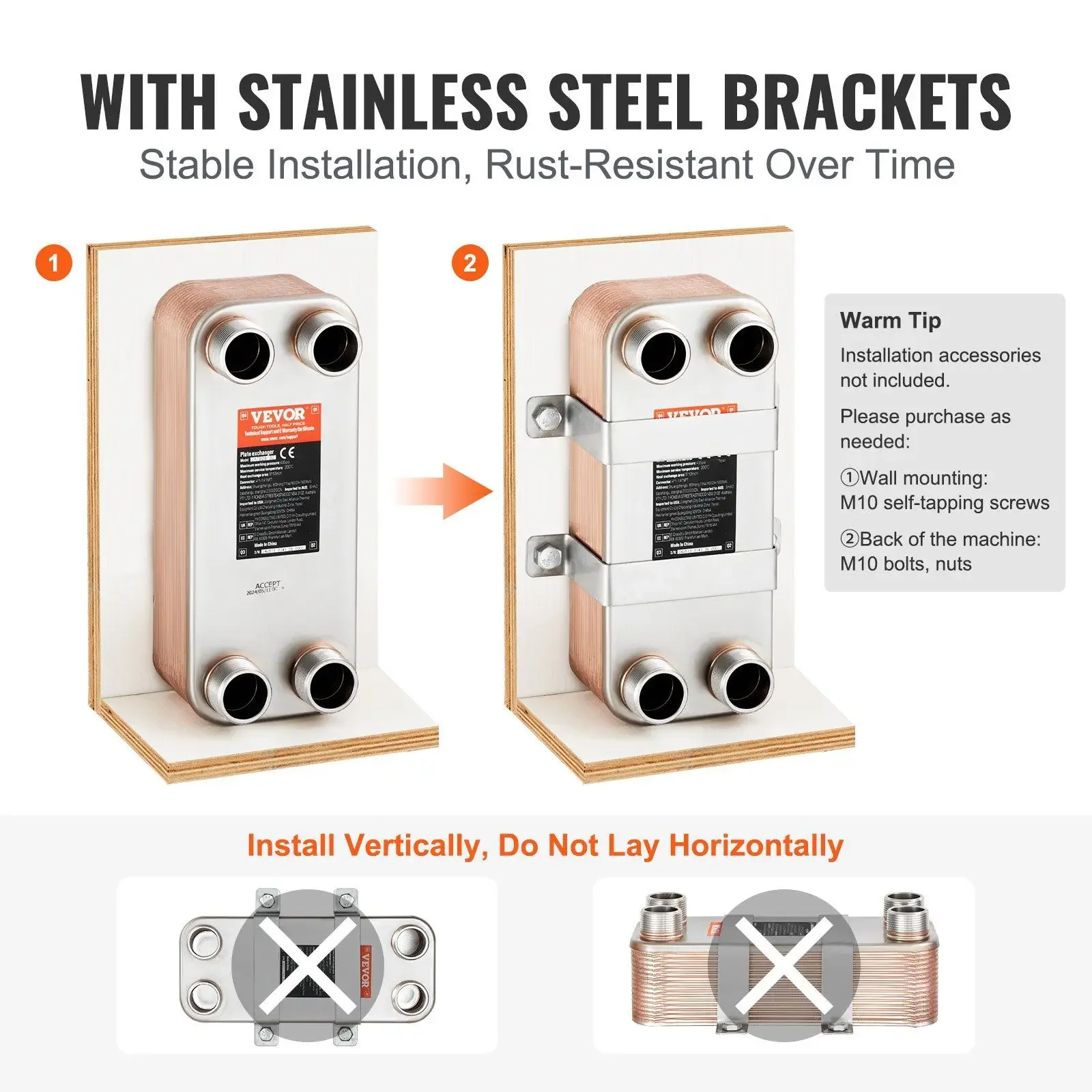 Plate Heat Exchanger, Copper/316L, Stainless, Steel - detail 10