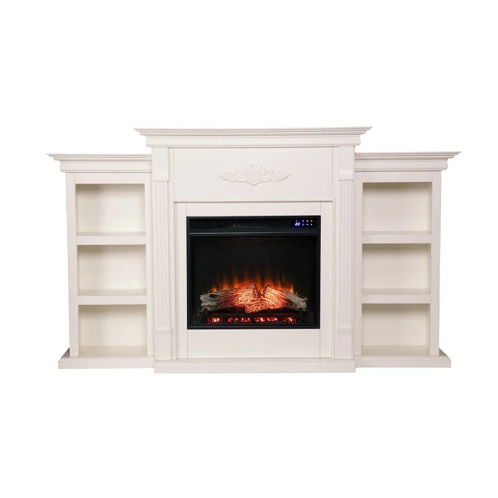 Electric Fireplace, 70-inch, Wooden - detail 16