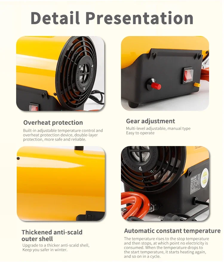 Industrial Gas Heater, 220V, 15kg - detail 16