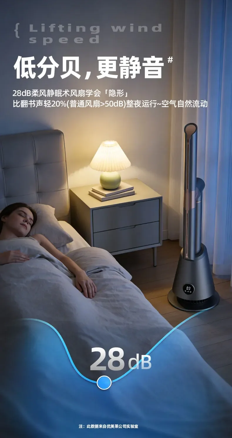 Swivel Bladeless Fan, 360°, TUYA, WIFI - detail 18
