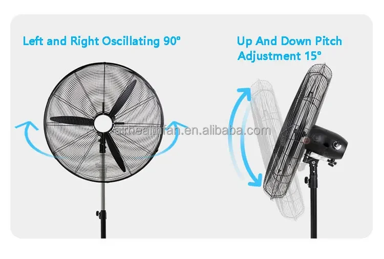 Electric Air Cooling Fan, 120W-300W, 30", 26" - detail 6