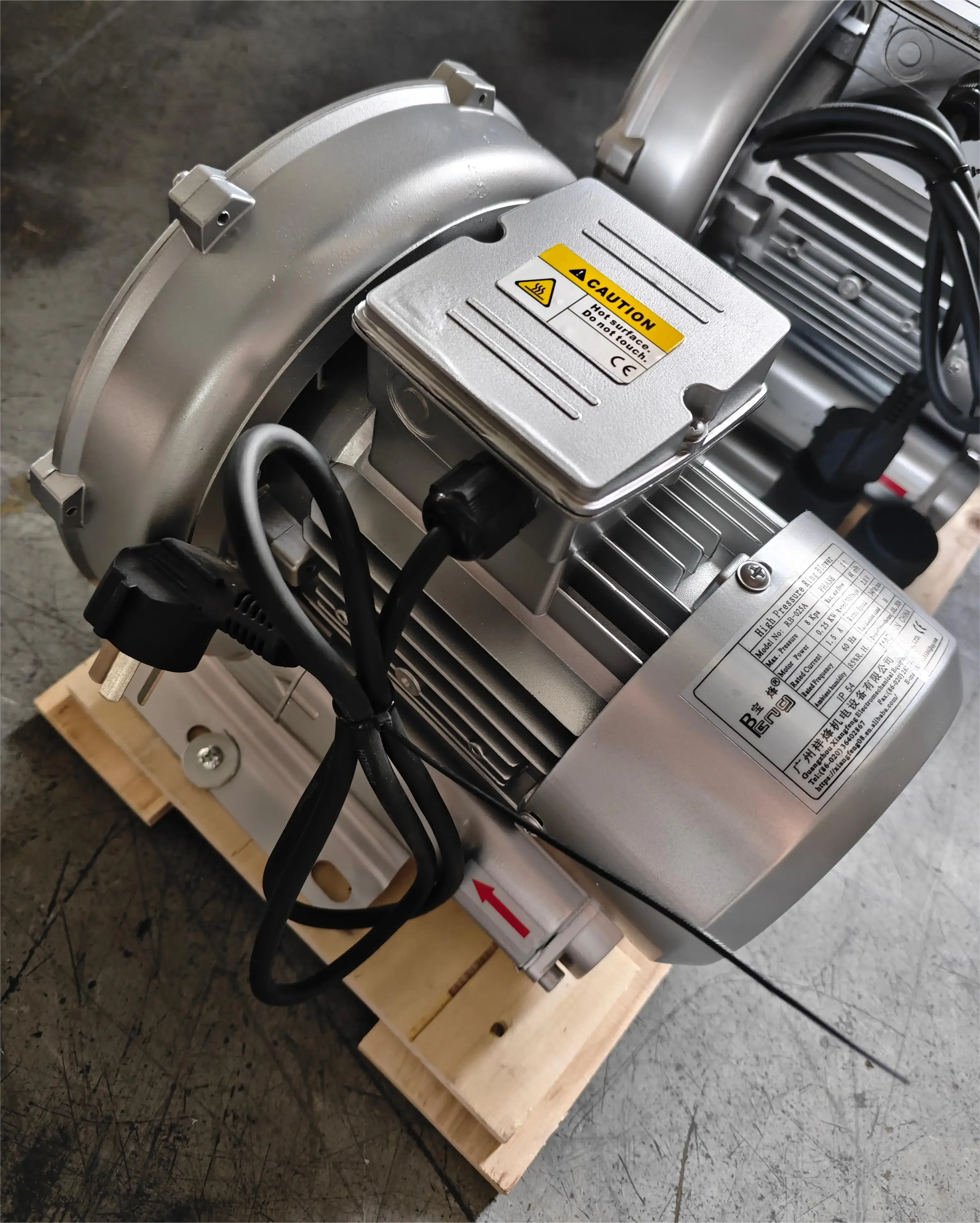 Industrial Ring Air Blower, 2.2KW, 3HP, Aluminum, 220V - detail 8