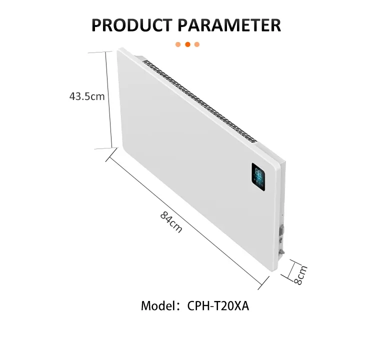 Metal Convector Panel, 1000W, 2000W, Wall - detail 16