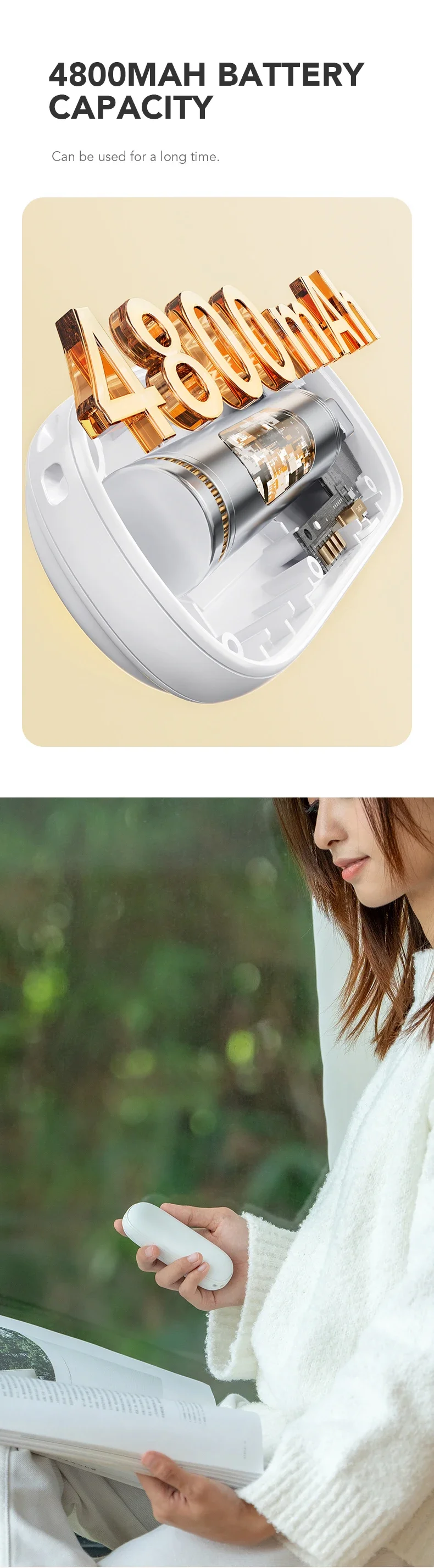 Hand Warmer, IMYCOO, 4800mAh, Portable - detail 14