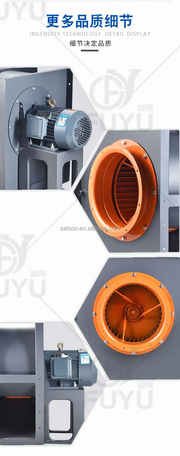 Centrifugal Fan, 4-72, Explosion-proof, Stainless, Steel - detail 12