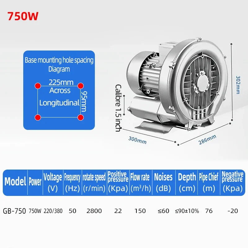 Ring Blower, 250W, 220V - detail 8