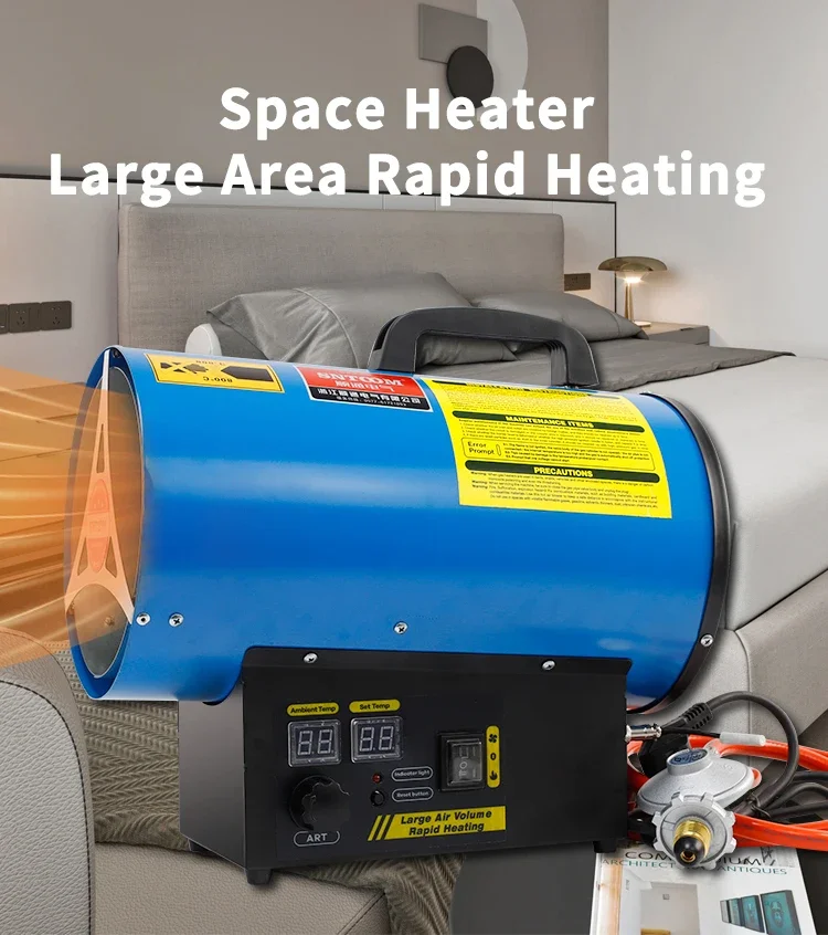 High-efficiency Gas Heater, Portable, 220 V, Natural Gas - detail 4