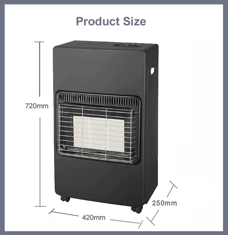 Ptc Gas Heater, Powder Coated Steel - detail 6