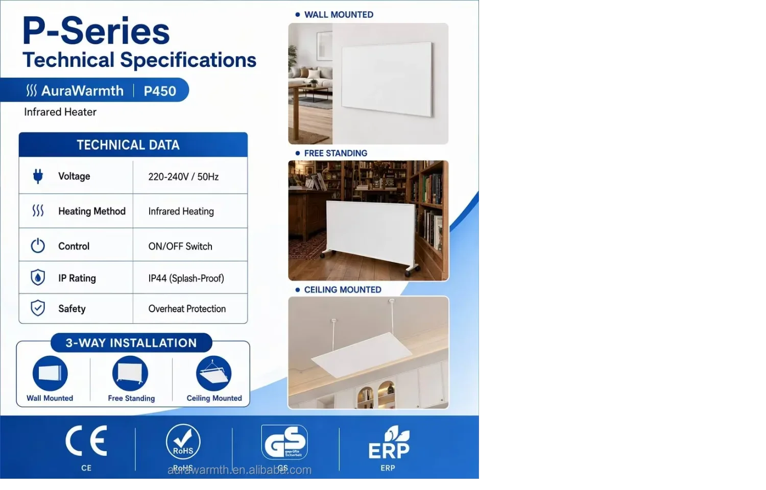 Infrared Electric Heating Panel, Portable - detail 12