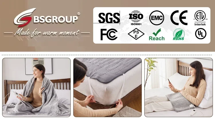 Washable Electric Blanket, 220v, 150x80cm - detail 2
