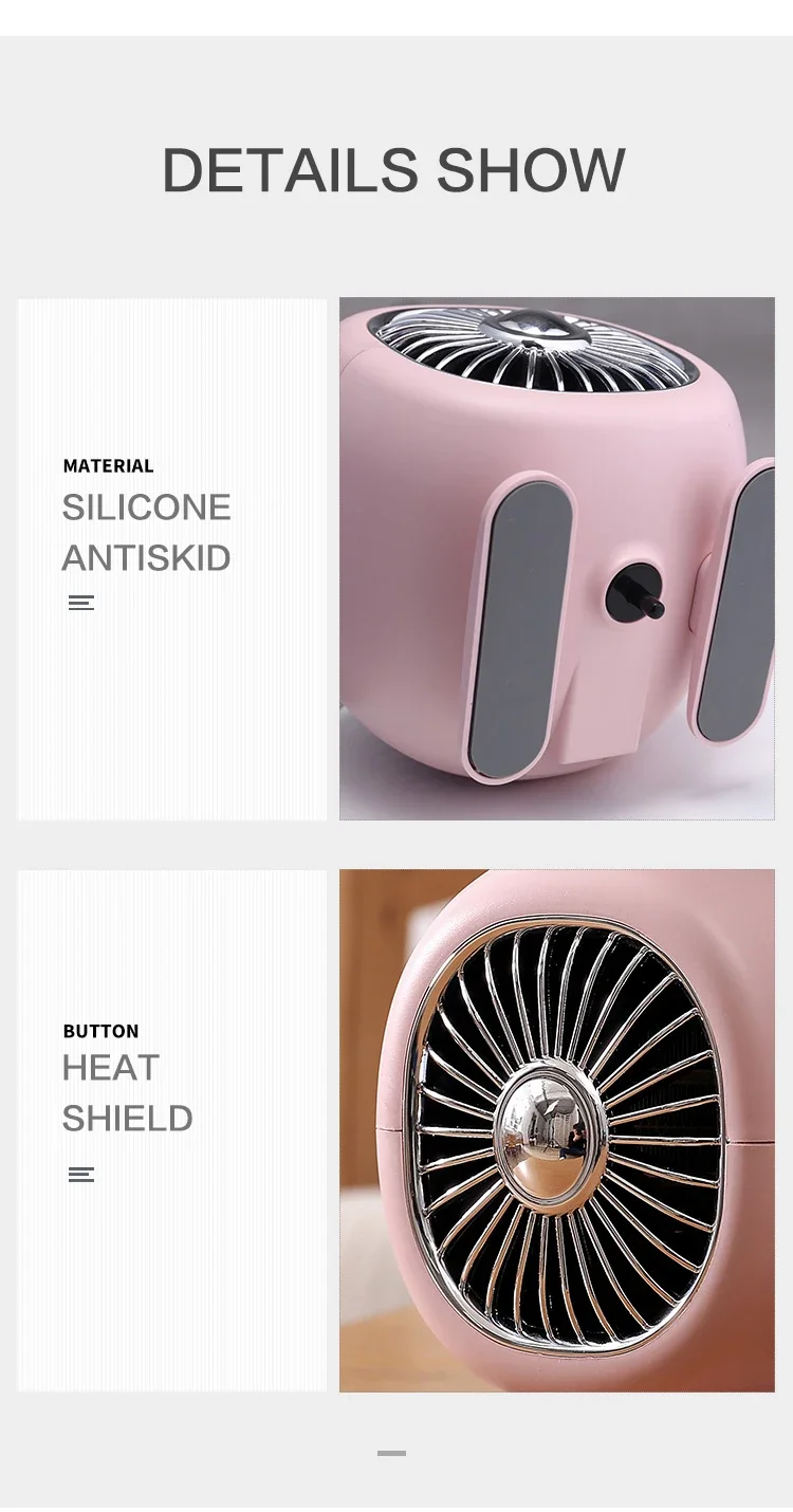 Foot Colorful Mini Fan, PTC, 400, Portable - detail 16