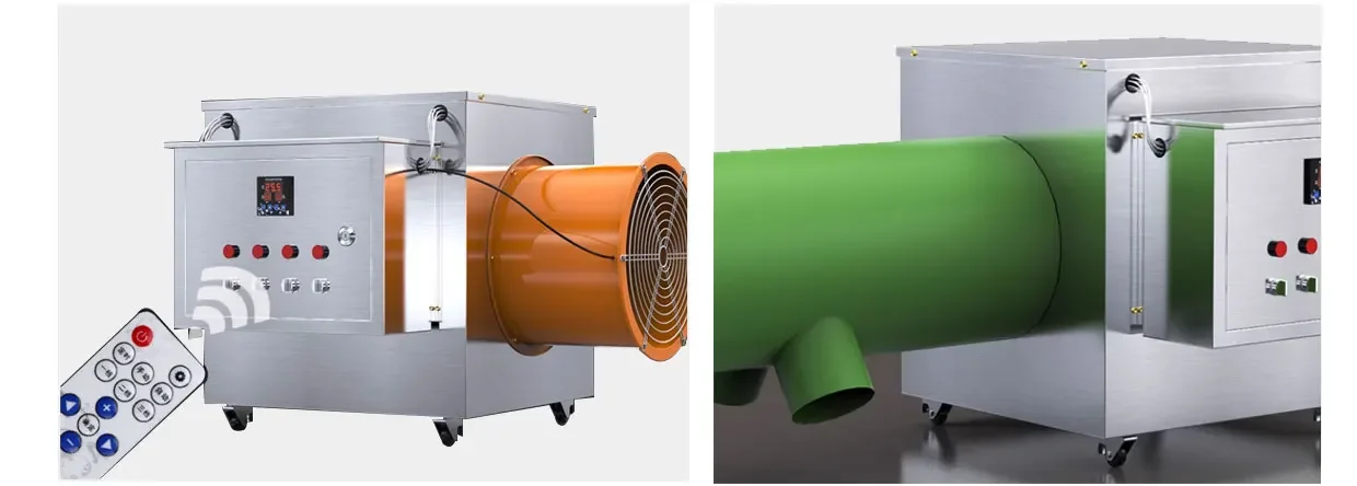 Heating Equipment Fan, 5kw, 380 V, 1000-1100m³ - detail 8