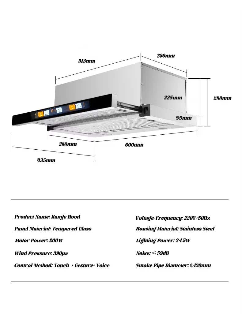 Exhaust Fan, 600mm, 11-14m/min - detail 2