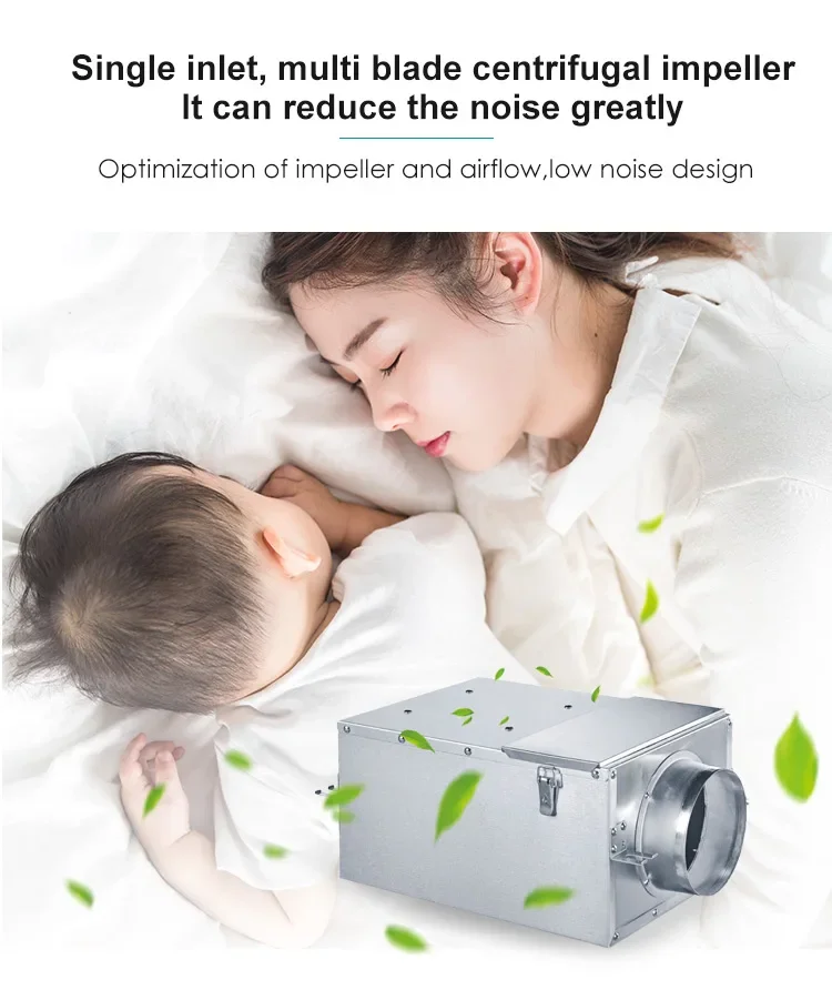 Inline Duct Exhaust Fan, HEPA, 220 V, Corded Electric - detail 18