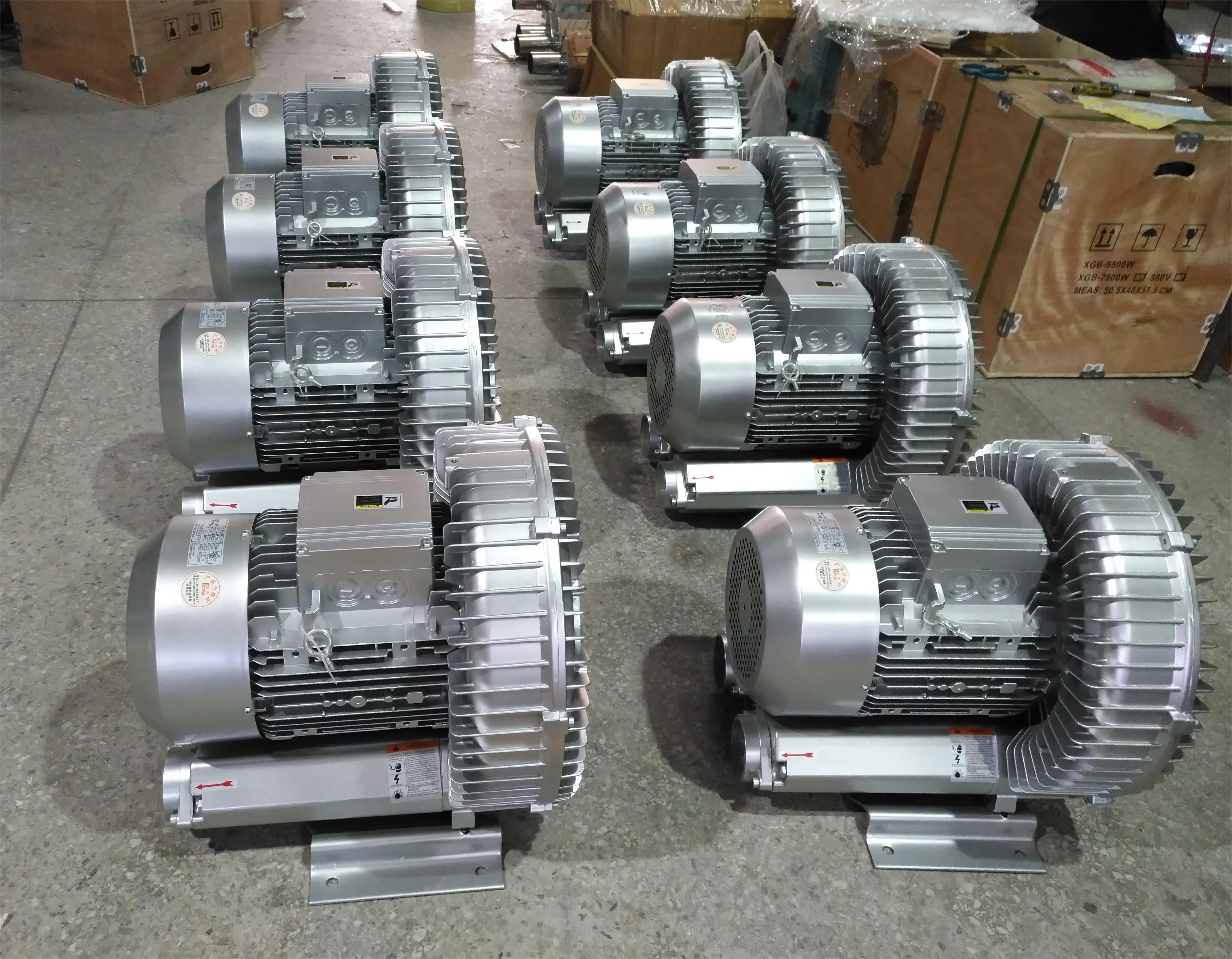 Industrial Ring Air Blower, 2.2KW, 3HP, Aluminum, 220V - detail 14