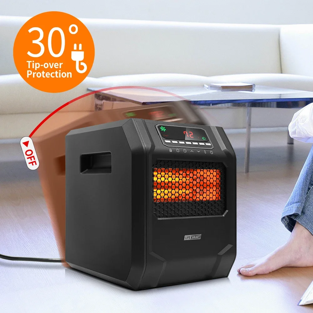 Infrared Space Heater, Portable, 1000w, 1500w, 6-element - detail 14